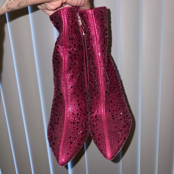 Miss Lola Shoes - Miss Lola Beyeza Pink Botties